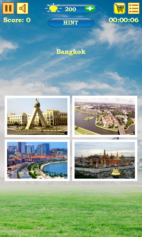 Capitals Quiz screenshot