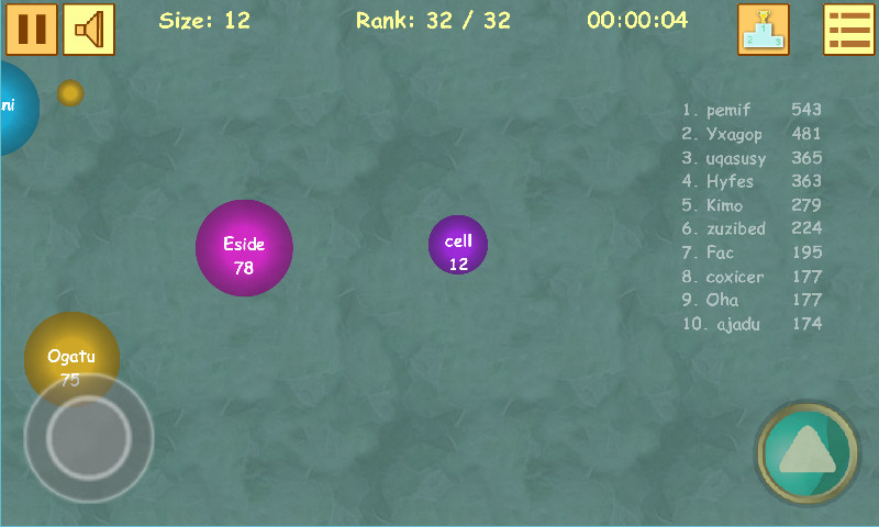 Cell screenshot