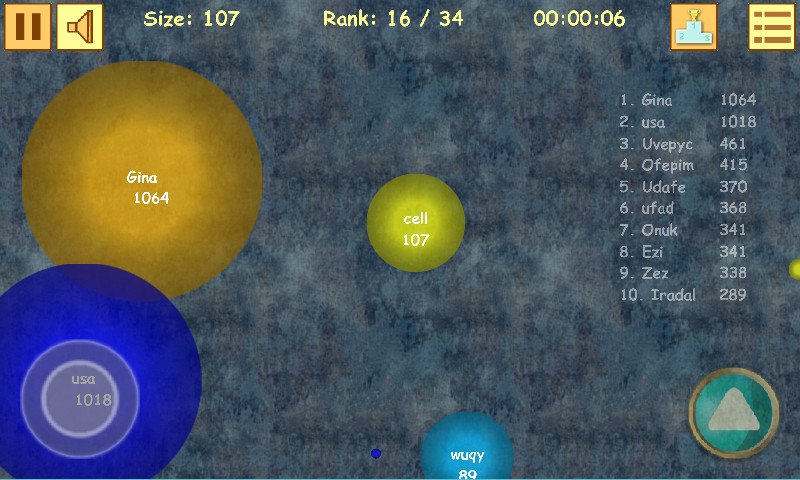 Cell screenshot