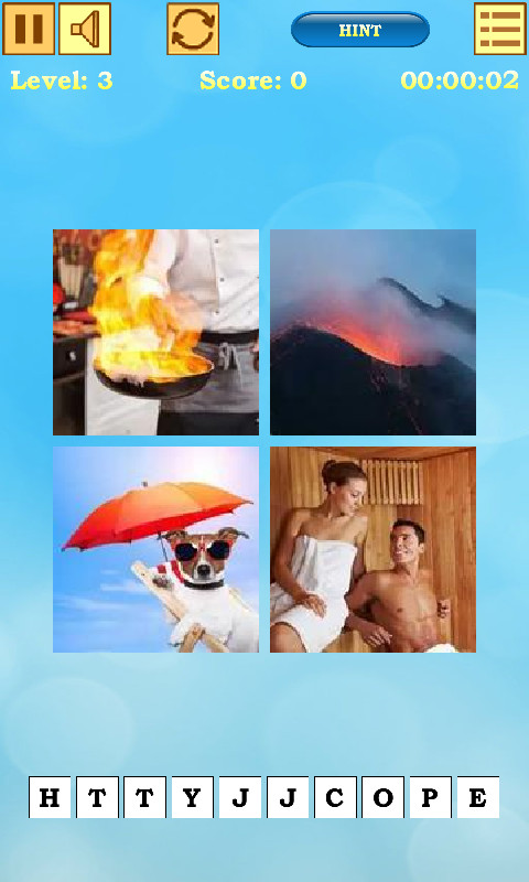 4 Pics 1 Word screenshot