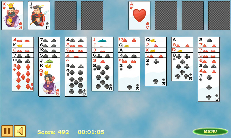 Free Cell Solitaire screenshot