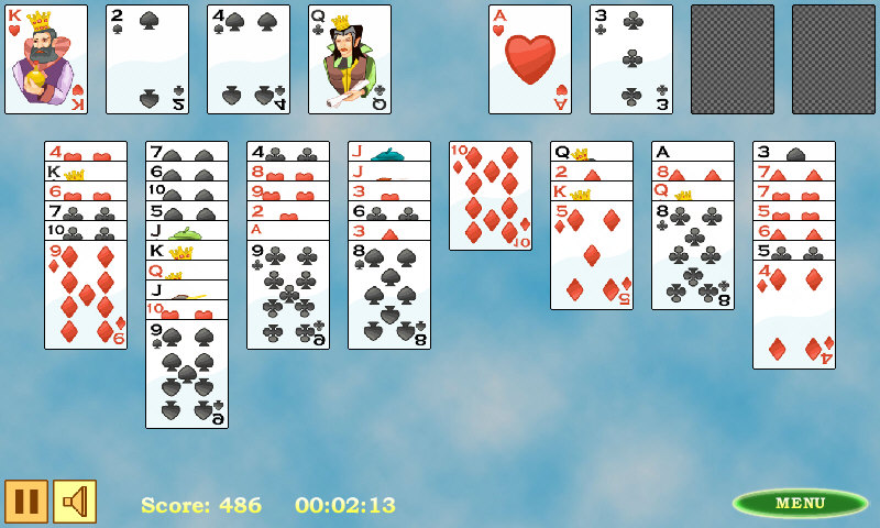 Free Cell Solitaire screenshot