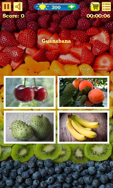 Fruits Quiz screenshot