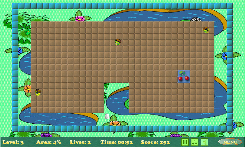 Xonix screenshot